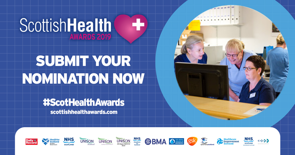 Scottish Health Awards 2019 Nominate today! NHS Orkney